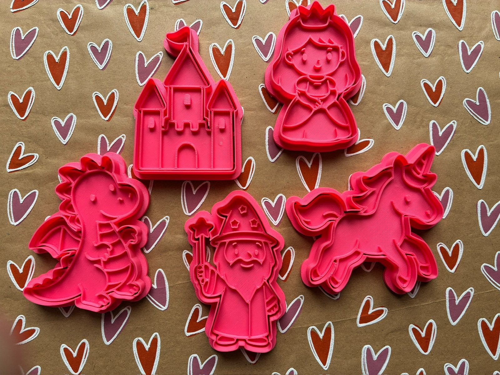 Sprookjes koekjes vormen (roze), Ophalen of Verzenden, Nieuw, Jongen of Meisje
