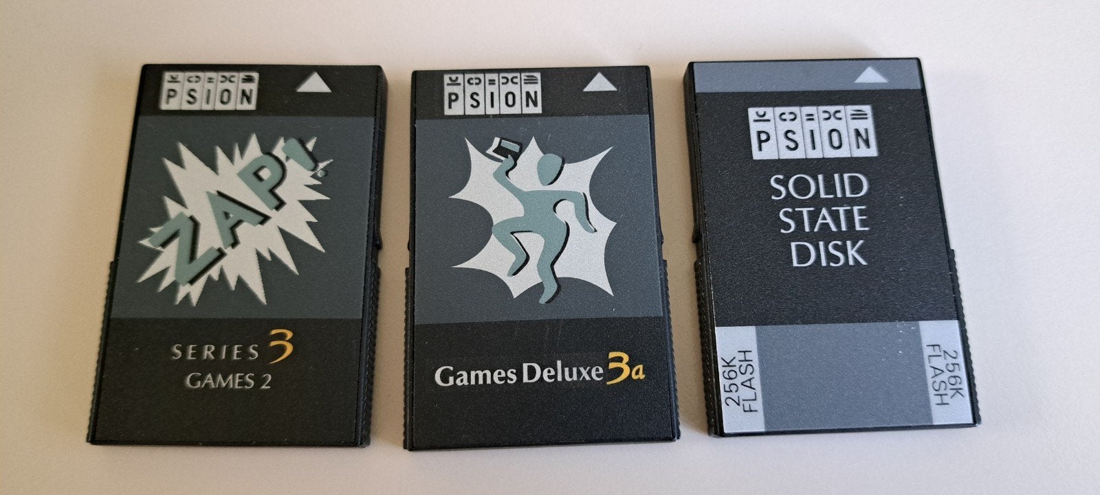 Psion Series 3 Games & Solid State Disk (3 stuks), Ophalen of Verzenden, Gebruikt, Overige systemen, Overige merken