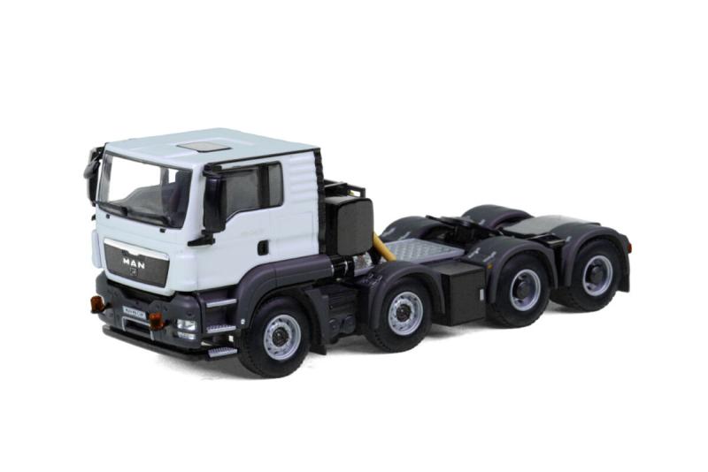 White Line; MAN TGS L FLAT ROOF 8X4, Hobby en Vrije tijd, Modelauto's | 1:50, Nieuw, Ophalen of Verzenden, Bus of Vrachtwagen