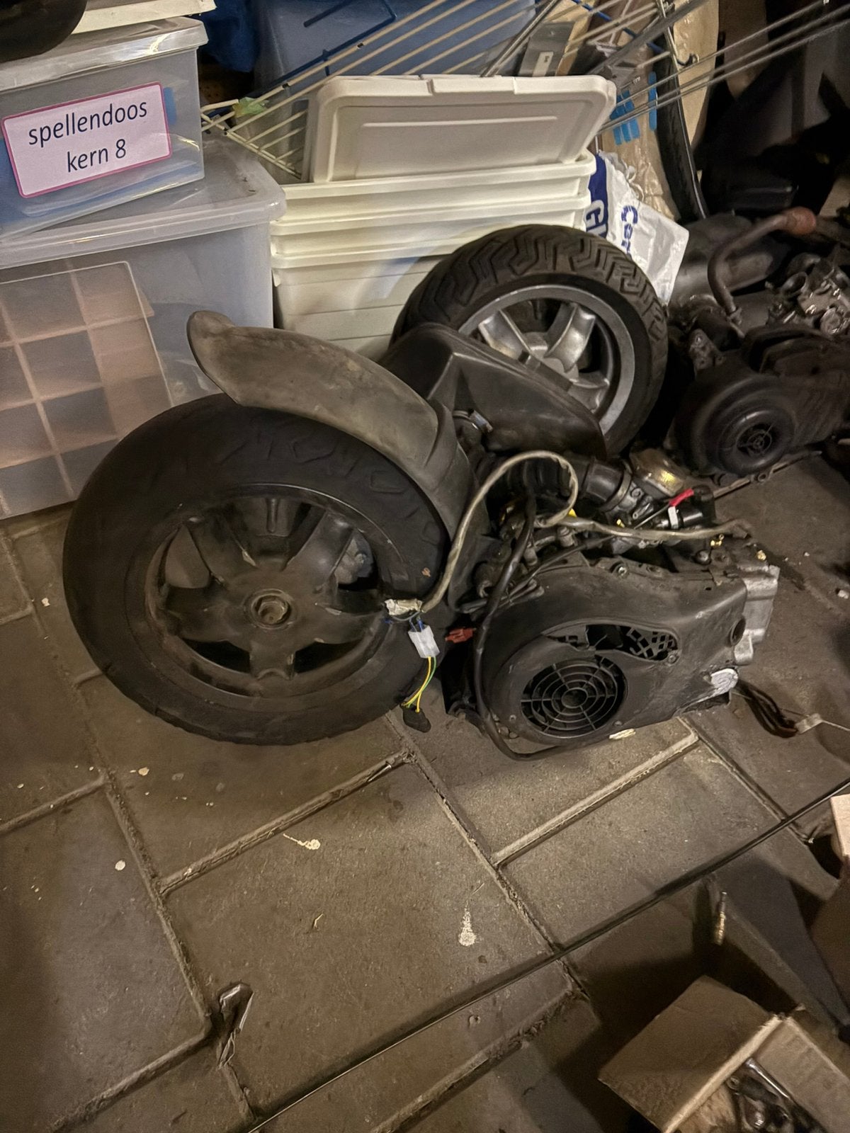 125cc 4t blok, Ophalen
