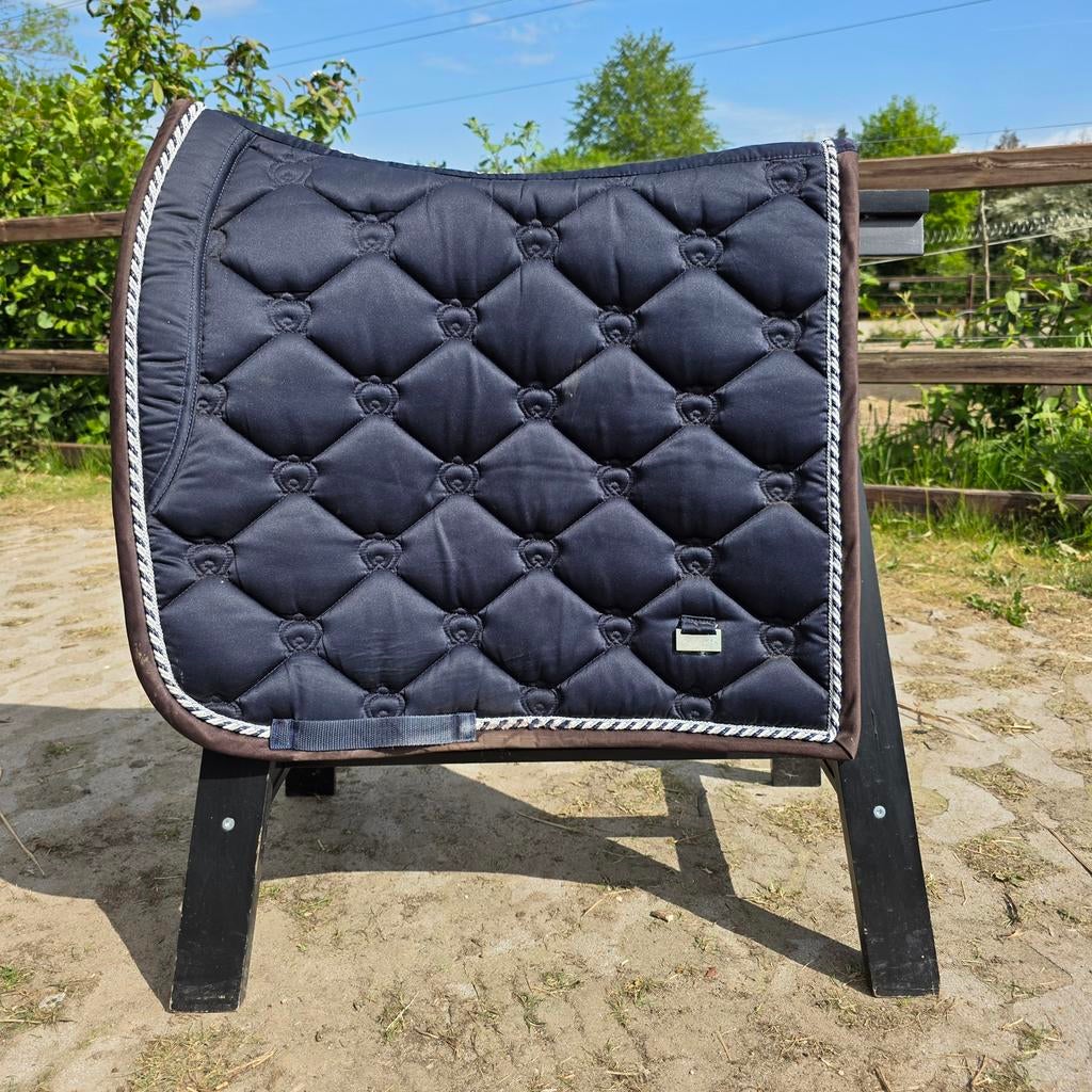 PS of Sweden SS’20 Deep Sapphire monogram dressuur Full, Dieren en Toebehoren, Full (L), Dressuurdekje, Ophalen of Verzenden, Zo goed als nieuw