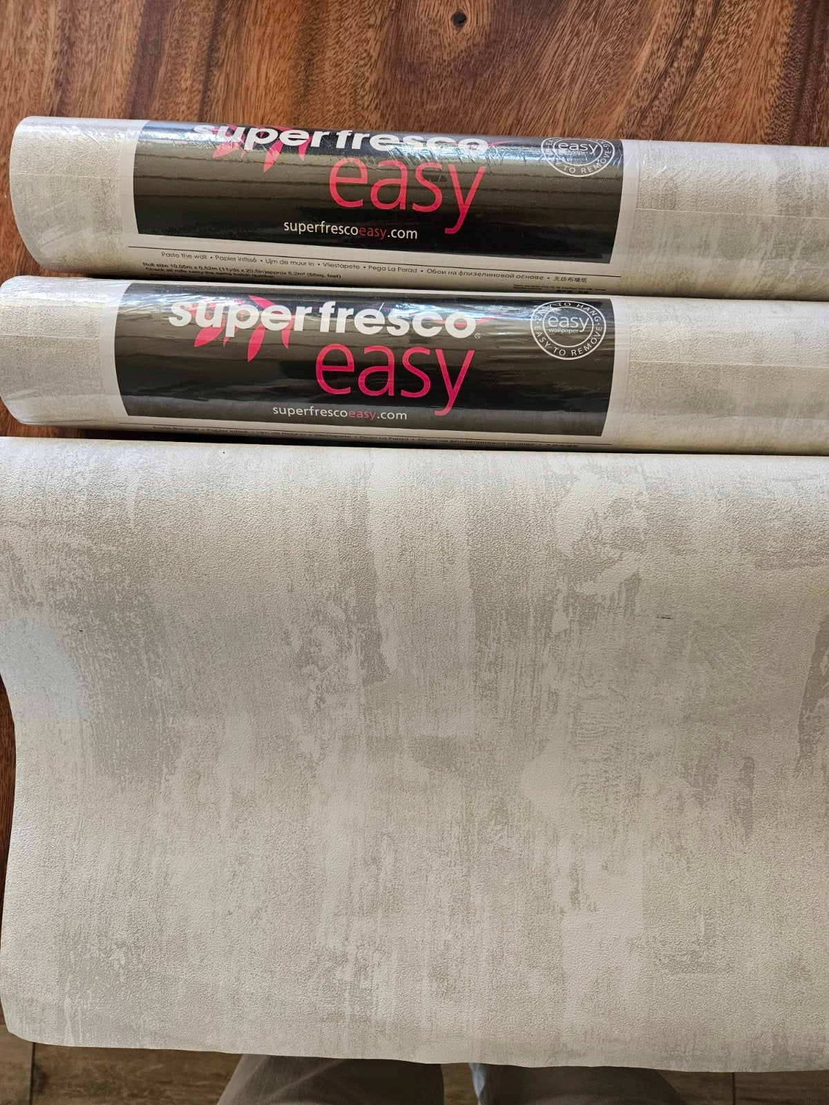 3 rollen SuperFresco Easy Behang - Bellagio White, Ophalen, Overige merken, Structuur, Modern