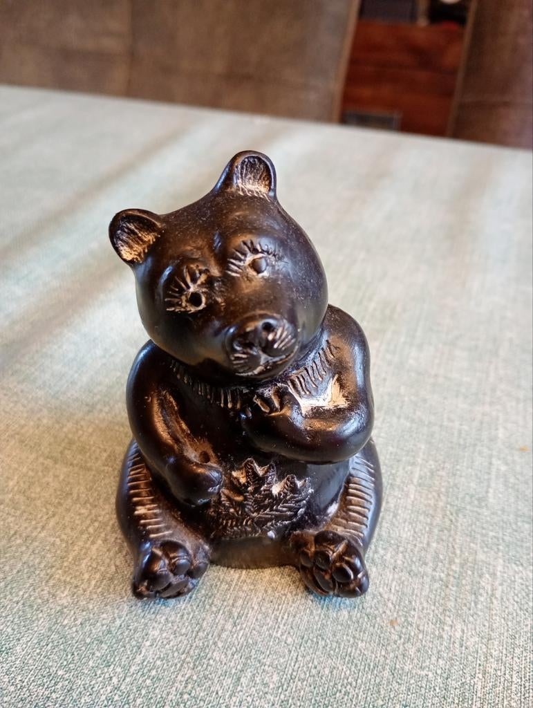 Canadese beertje  Canada speksteen Inuit the Wolf sculptures, Verzamelen, Beelden en Beeldjes, Ophalen of Verzenden, Zo goed als nieuw