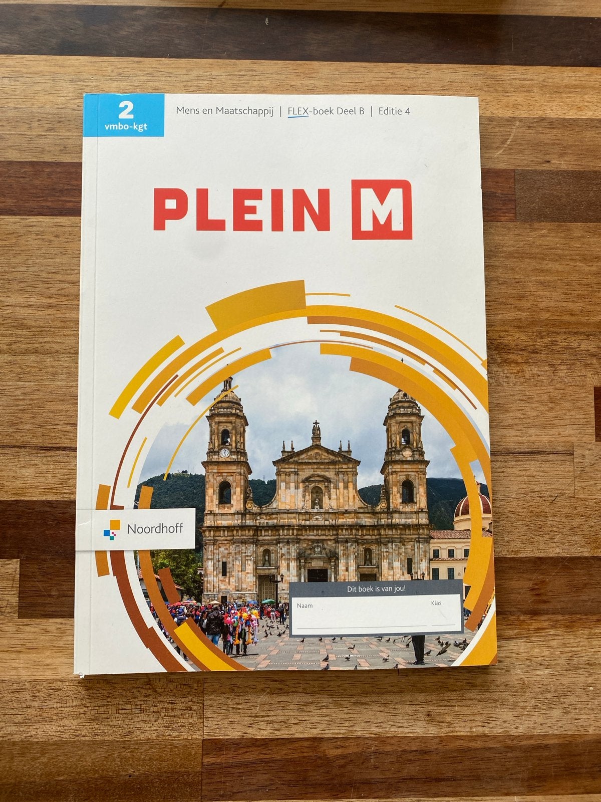 Schoolboek Mens en Maatschappij 2 vmbo-kgt Flexboek B, Boeken, Ophalen of Verzenden, Zo goed als nieuw, VMBO, Maatschappijleer
