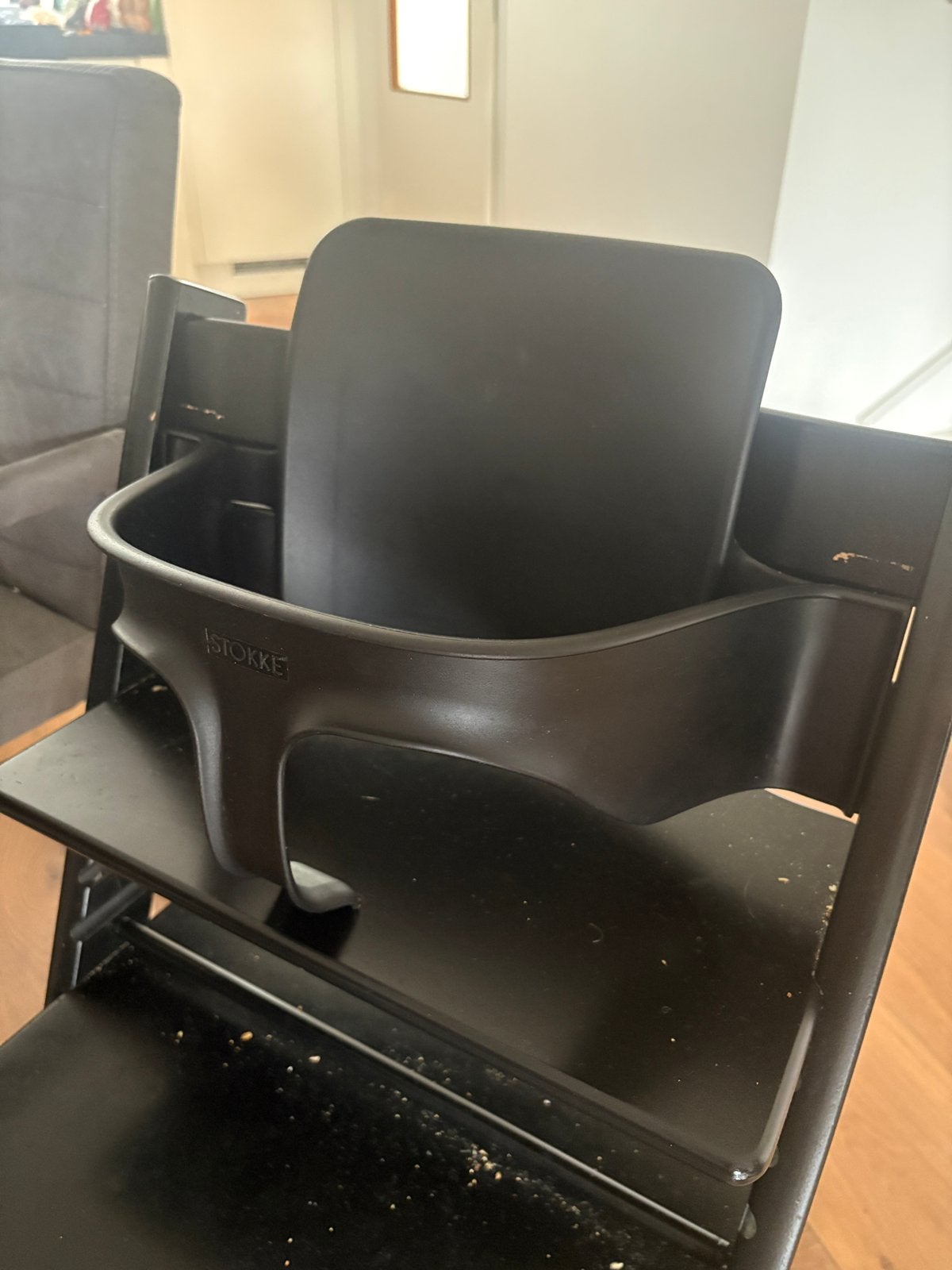 Stokke Tripp Trapp babyset 2 + eettafel, Ophalen of Verzenden, Zo goed als nieuw, Meegroeistoel