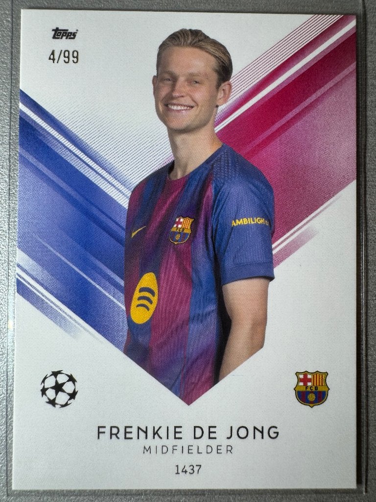 Frenkie de Jong Topps /99, Verzenden, Zo goed als nieuw, Plaatje