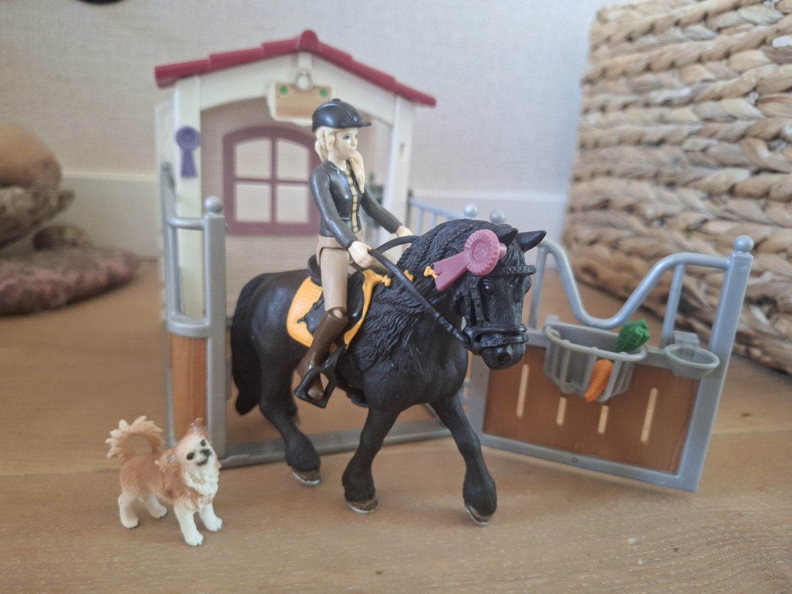 schleich paardenstal, Ophalen of Verzenden, Gebruikt, Jongen of Meisje
