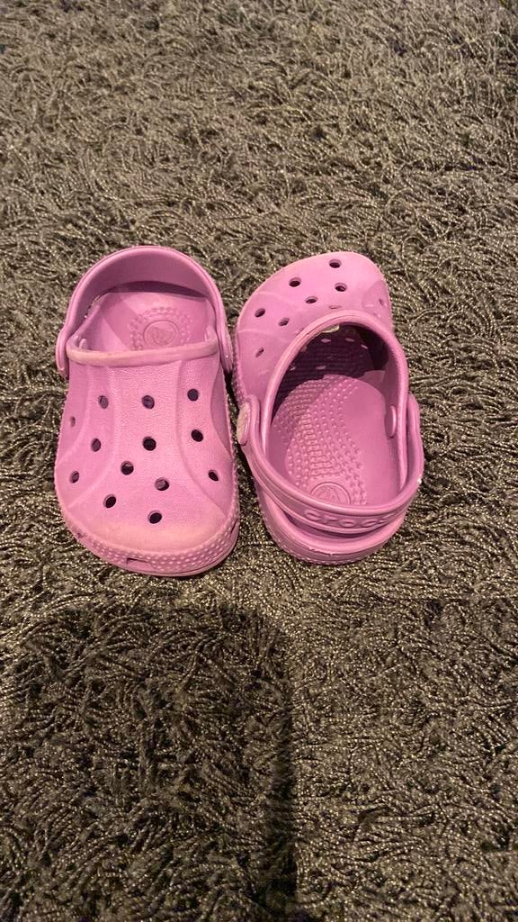 Crocs paars, baby, maat C5, Ophalen, Zo goed als nieuw, Meisje, Schoentjes