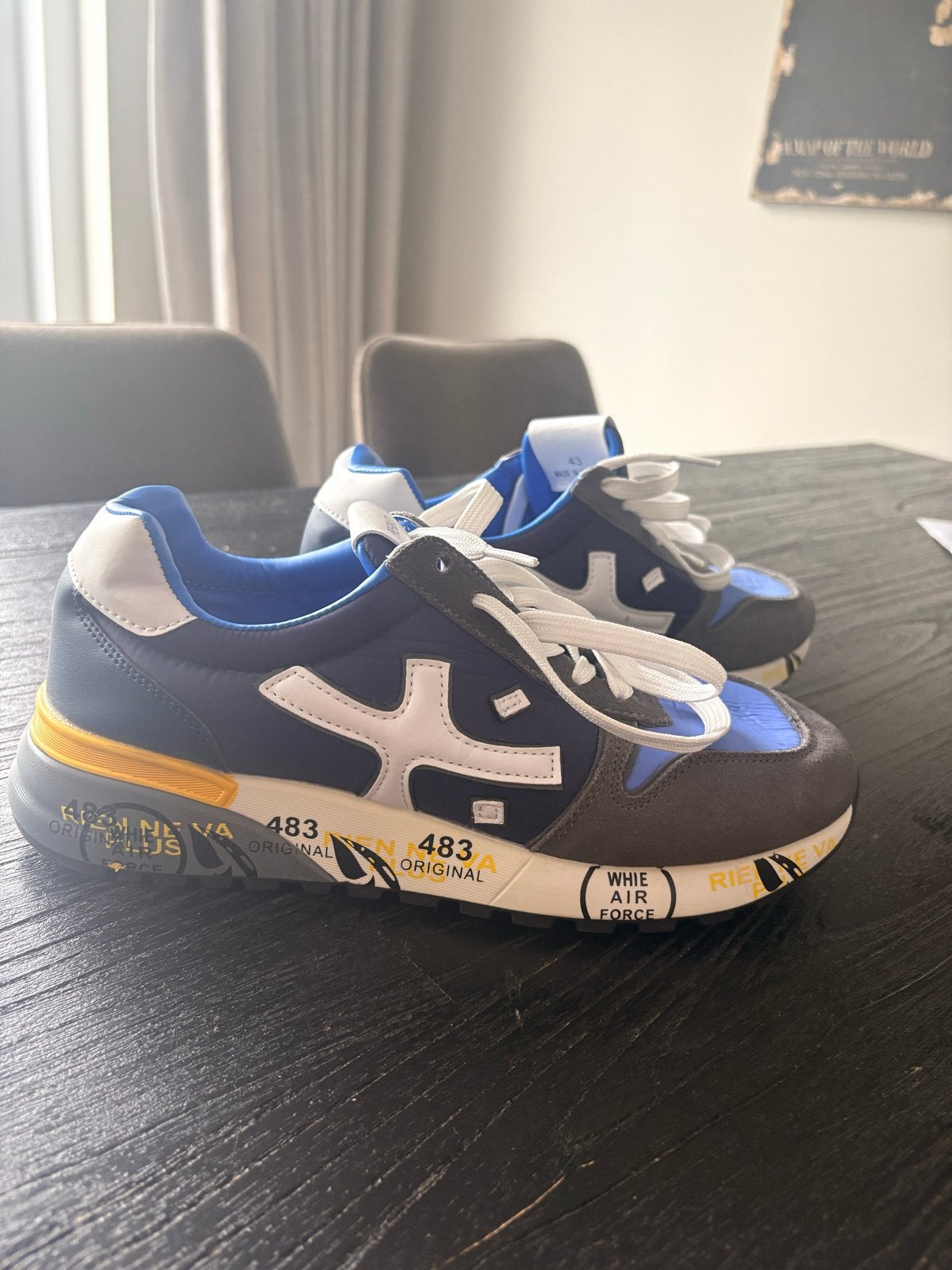 Premiata Sneakers Maat 43 - Zo goed als nieuw, Ophalen, Blauw, Nieuw, Sneakers of Gympen