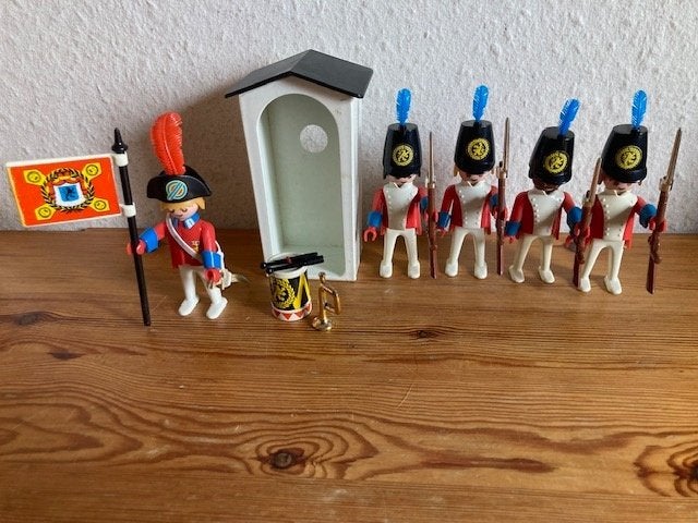Playmobil vintage royal gards 3544 jaren 70/80 oud, Kinderen en Baby's, Gebruikt, Complete set, Ophalen of Verzenden, Figuren