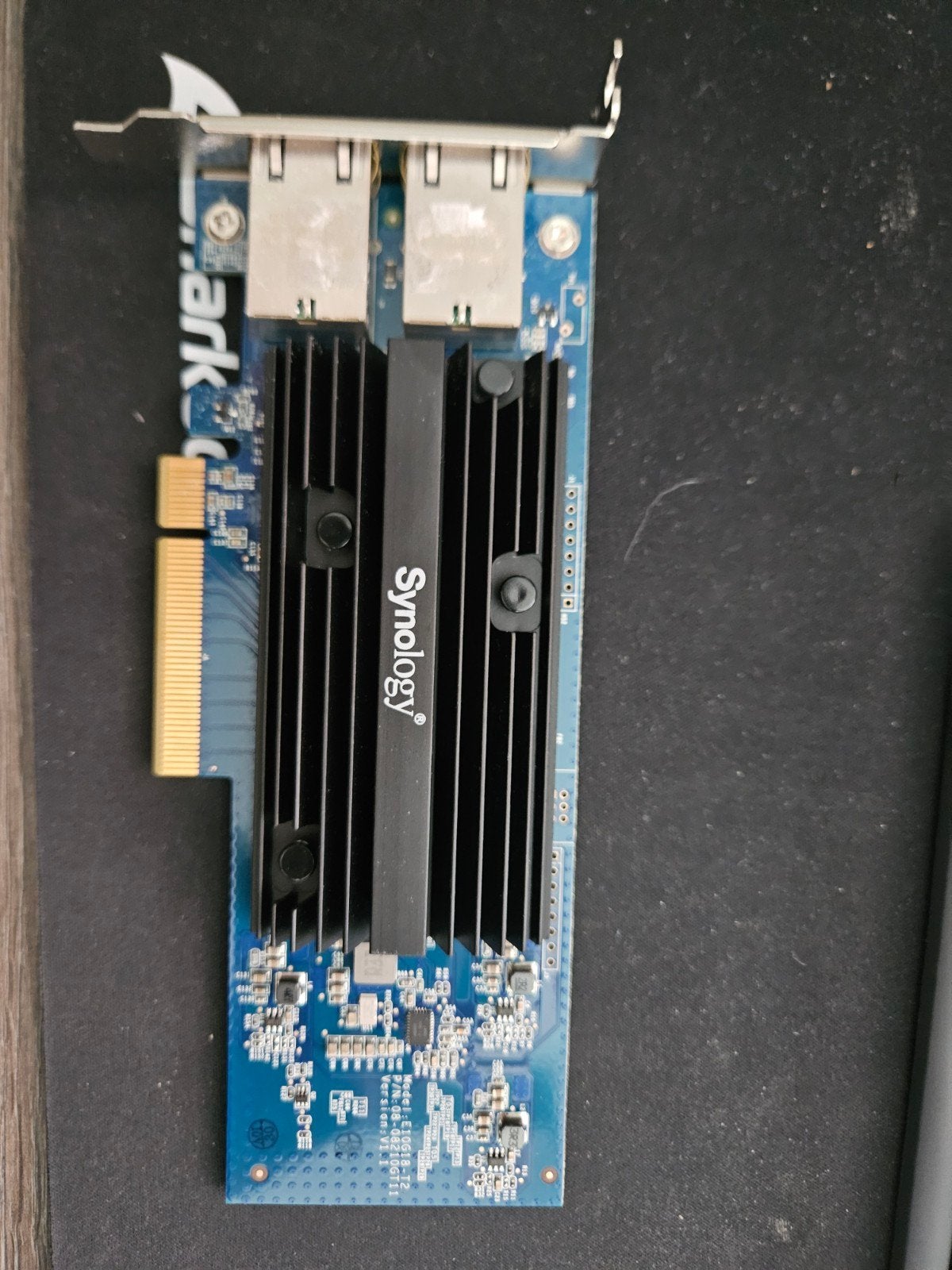 Synology dual 10 Gigabit Ethernet PCIe-adapter, Computers en Software, Ophalen of Verzenden, Gebruikt, Intern, Synology