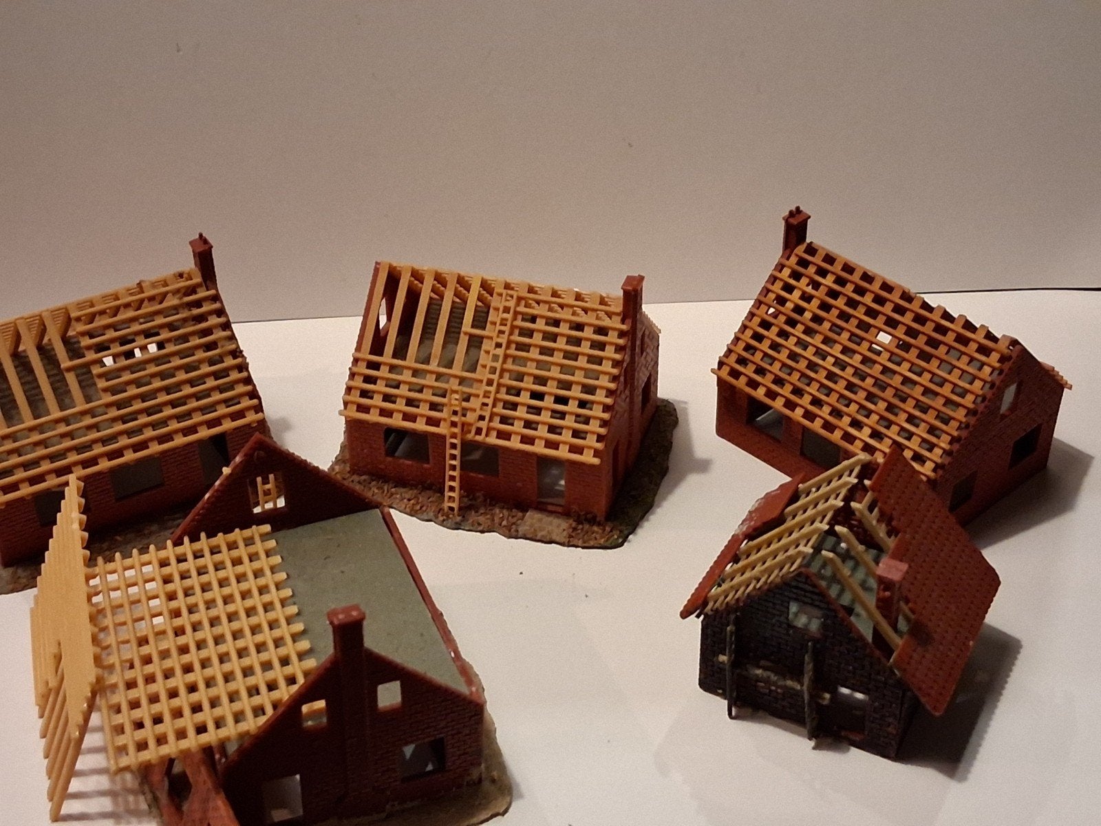 set nieuwbouw woningen n spoor, Hobby en Vrije tijd, Modeltreinen | N-Spoor, Overige merken, Gebruikt, Gelijkstroom, Verzenden