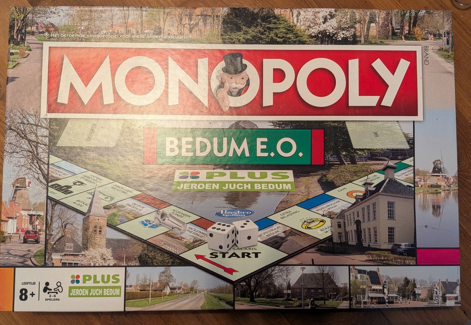 Monopoly Bedum E.O. - Beperkte Oplage, Nieuw, Ophalen of Verzenden, Nieuw, Jeroen juich