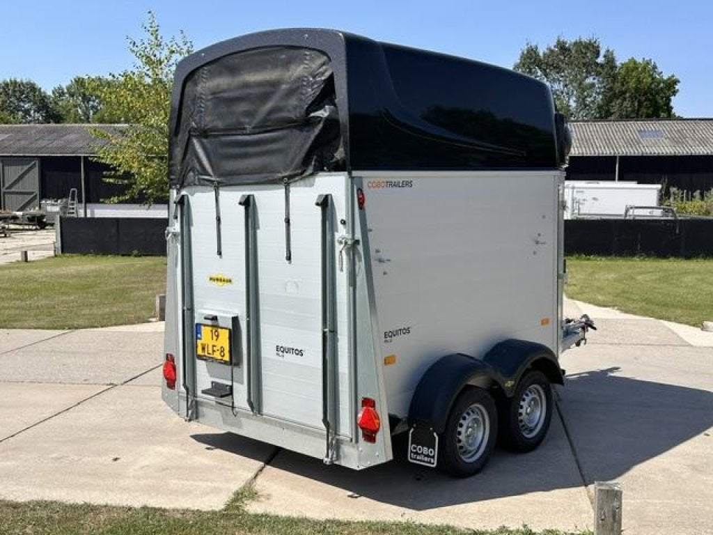 Humbaur 2 paardentrailer NIEUWSTAAT marge VOL aluminium, Gebruikt, Aluminium, 2-paards trailer