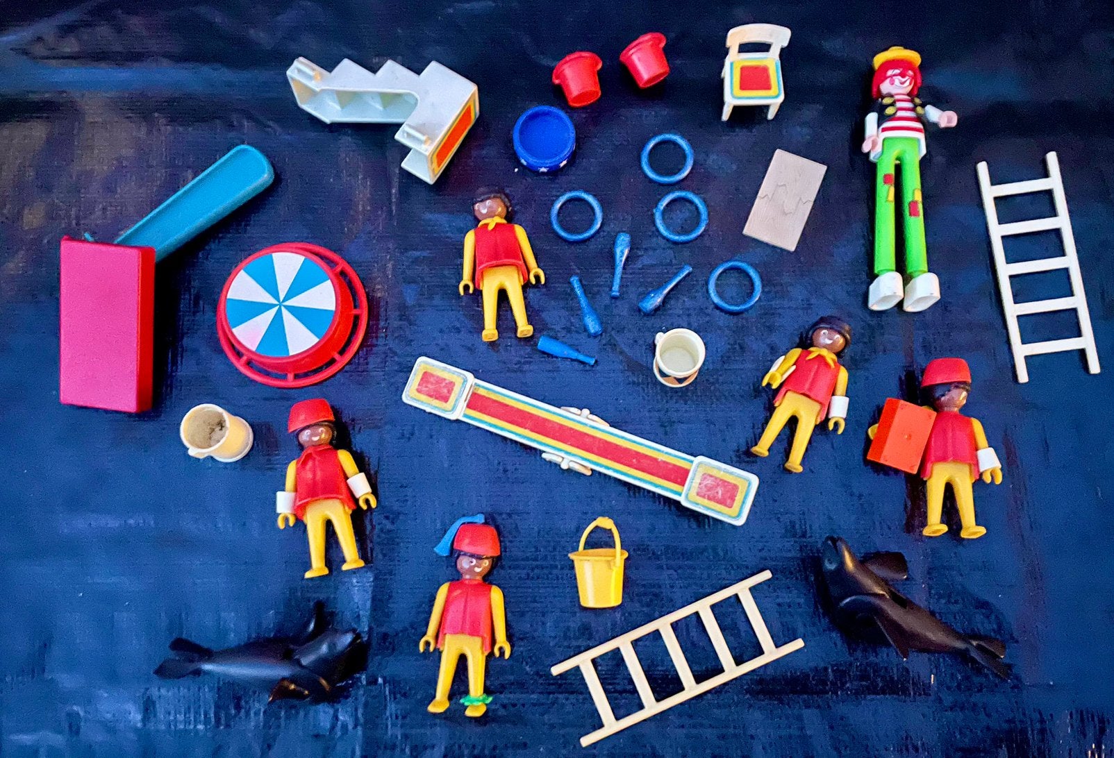 Vintage Playmobil Circus / Figuren (Geobra 70s/80s), Ophalen of Verzenden, Gebruikt