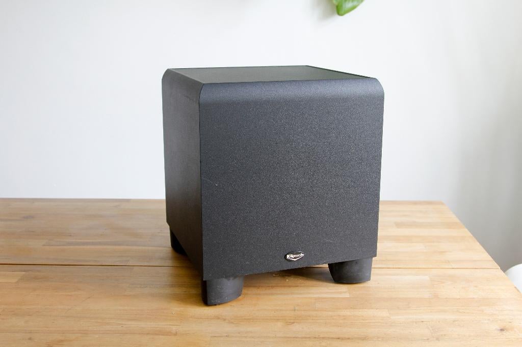 Klipsch KSW-10 actieve subwoofer, Audio, Tv en Foto, Luidsprekers, Gebruikt, Subwoofer, 120 watt of meer, Overige merken, Ophalen