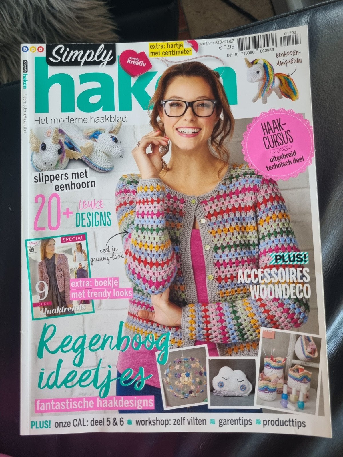 Simply Haken Magazine - april/mei 2017, Verzenden, Haken, Patroon of Boek