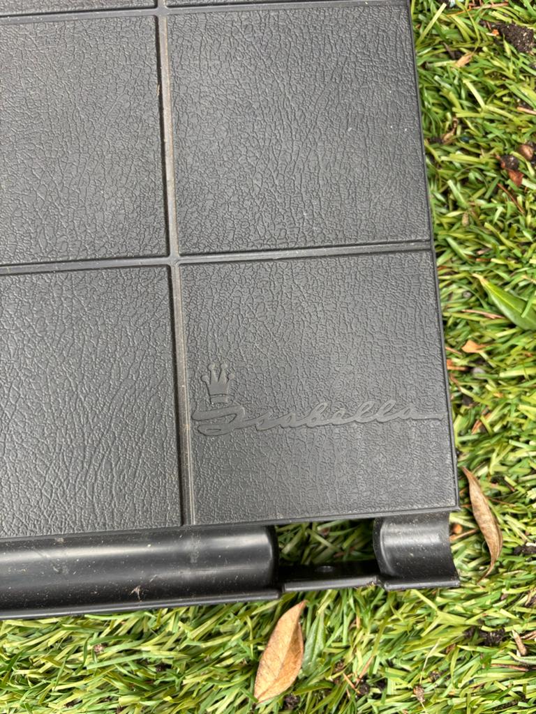 65 Isabella vloertegels 50x50 - Ideaal voor voortent/luifel, Caravans en Kamperen, Kampeeraccessoires, Ophalen, Zo goed als nieuw