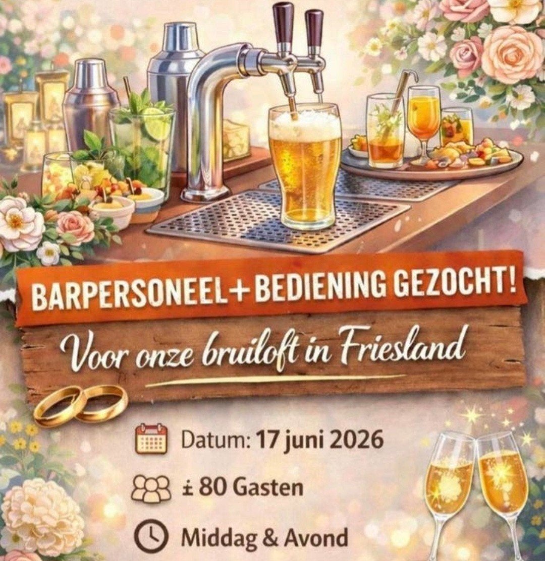 Bar personeel gezocht, Vacatures, Vacatures | Horeca en Catering, Overige niveaus, Starter, Overige vormen