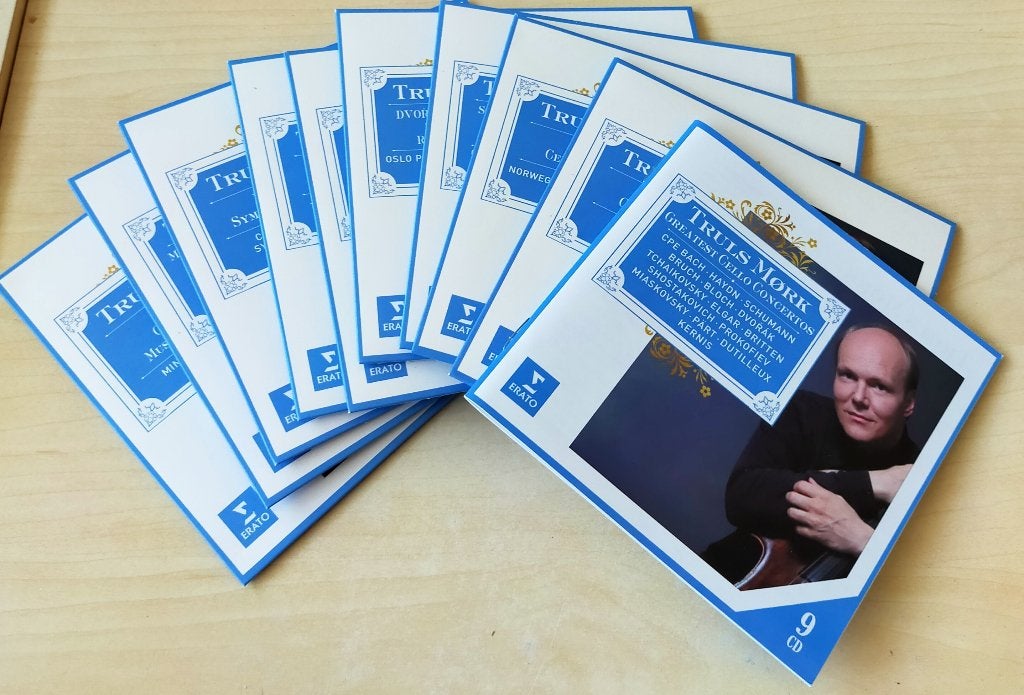 Truls Mork Greatest Cello Concertos 9CD Box CPE Bach Haydn, Ophalen of Verzenden, Barok, Zo goed als nieuw, Overige typen