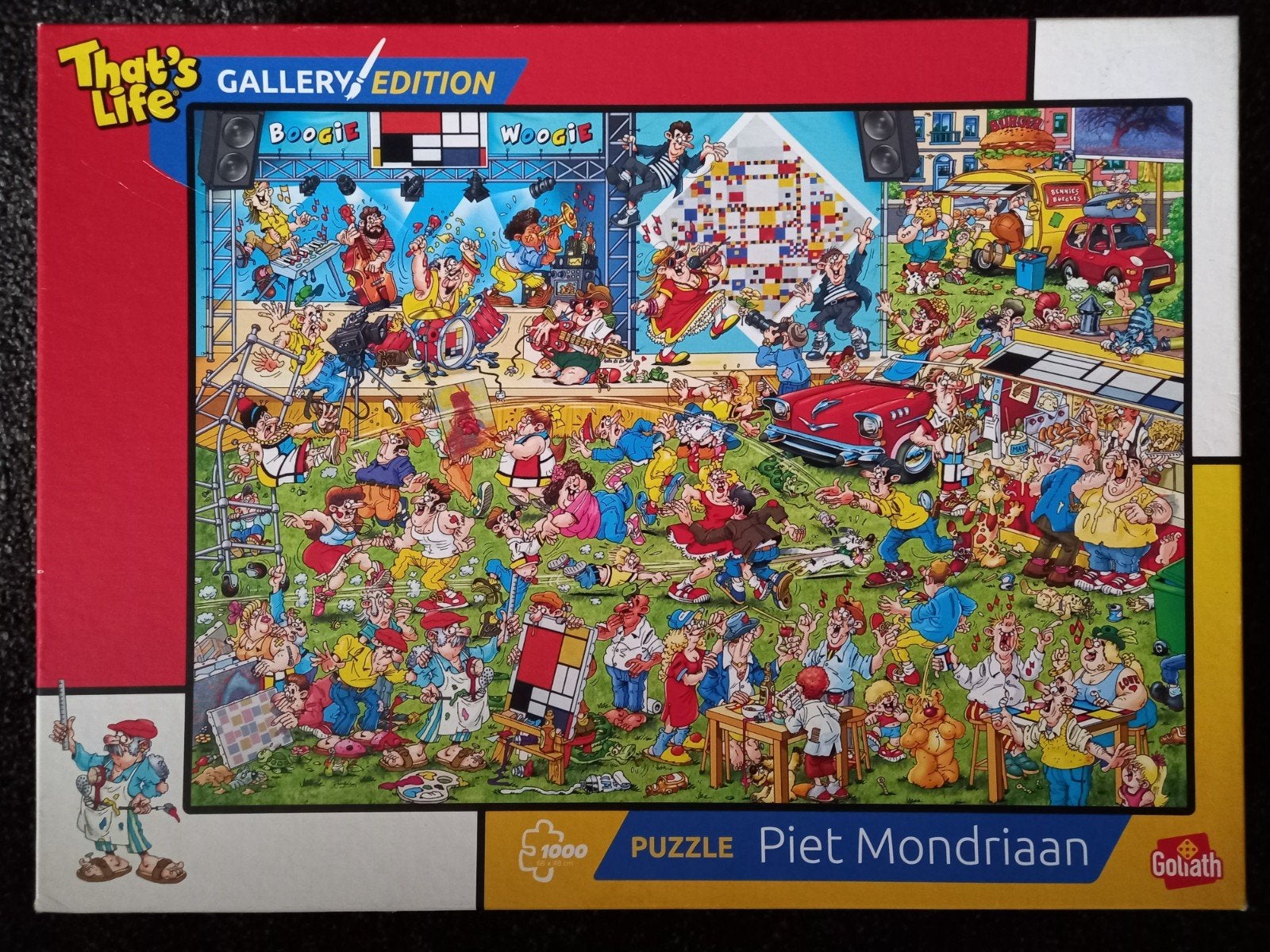 That's Life Gallery Edition Piet Mondriaan, Ophalen of Verzenden, 500 t/m 1500 stukjes, Legpuzzel