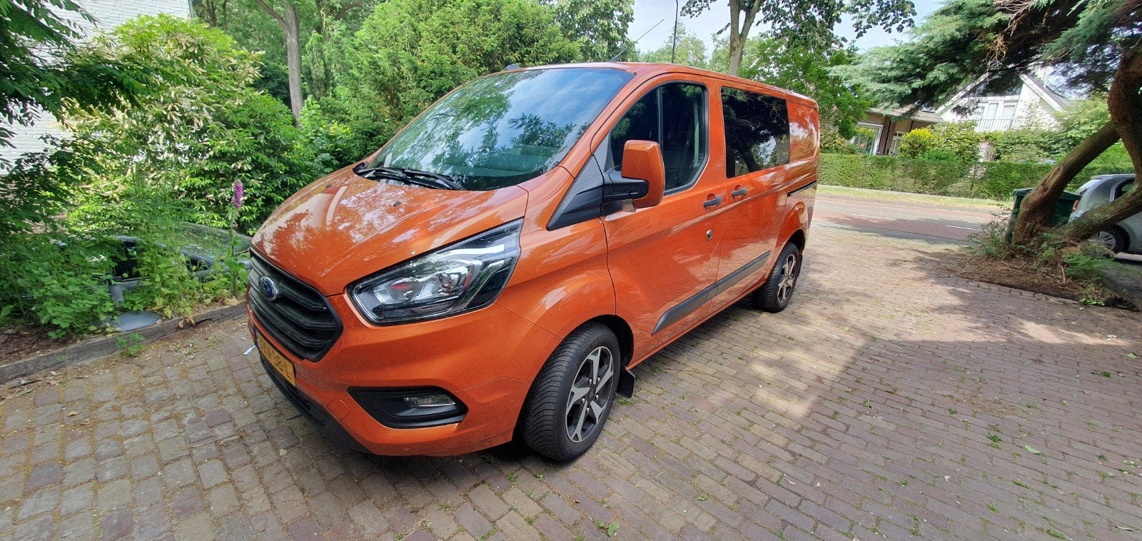 Ford Transit Custom Gbdc 2.0 Tdci 130PK 300 L1h1 2023 6-zits, Auto's, Voorwielaandrijving, Stof, 1995 cc, Euro 6