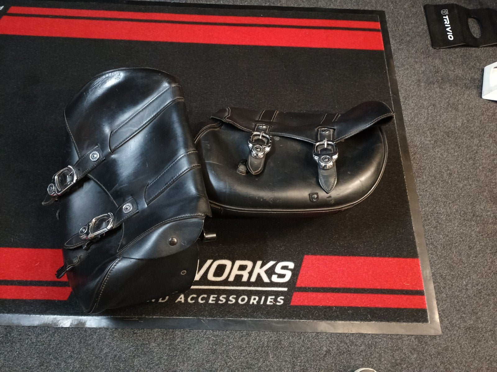 Harley Davidson zijtassen incl. beugels, Ophalen of Verzenden, Gebruikt