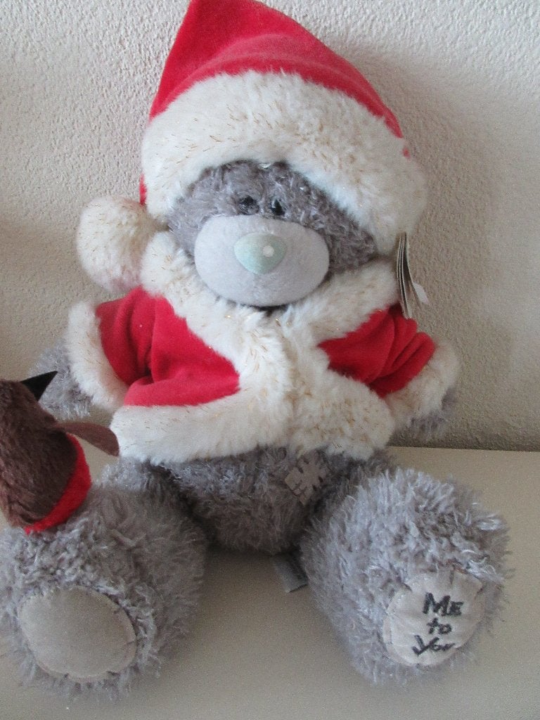 Me to you beer kerst, Ophalen of Verzenden, Zo goed als nieuw, Stoffen beer, Me To You
