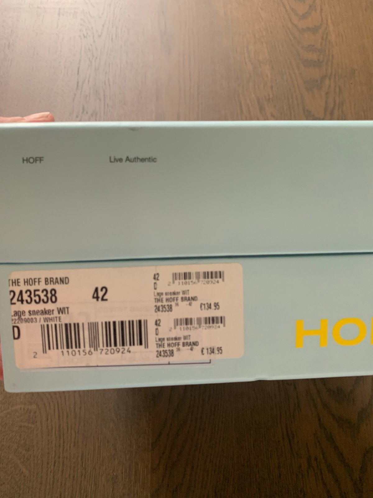 HOFF The Hoff Brand Lage Sneakers Wit Maat 42, Ophalen of Verzenden, Gedragen, Wit, Sneakers of Gympen