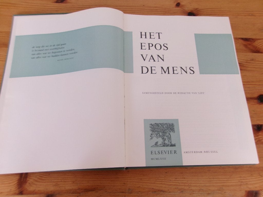 Het epos van de mens elsevier, Ophalen of Verzenden, Gelezen