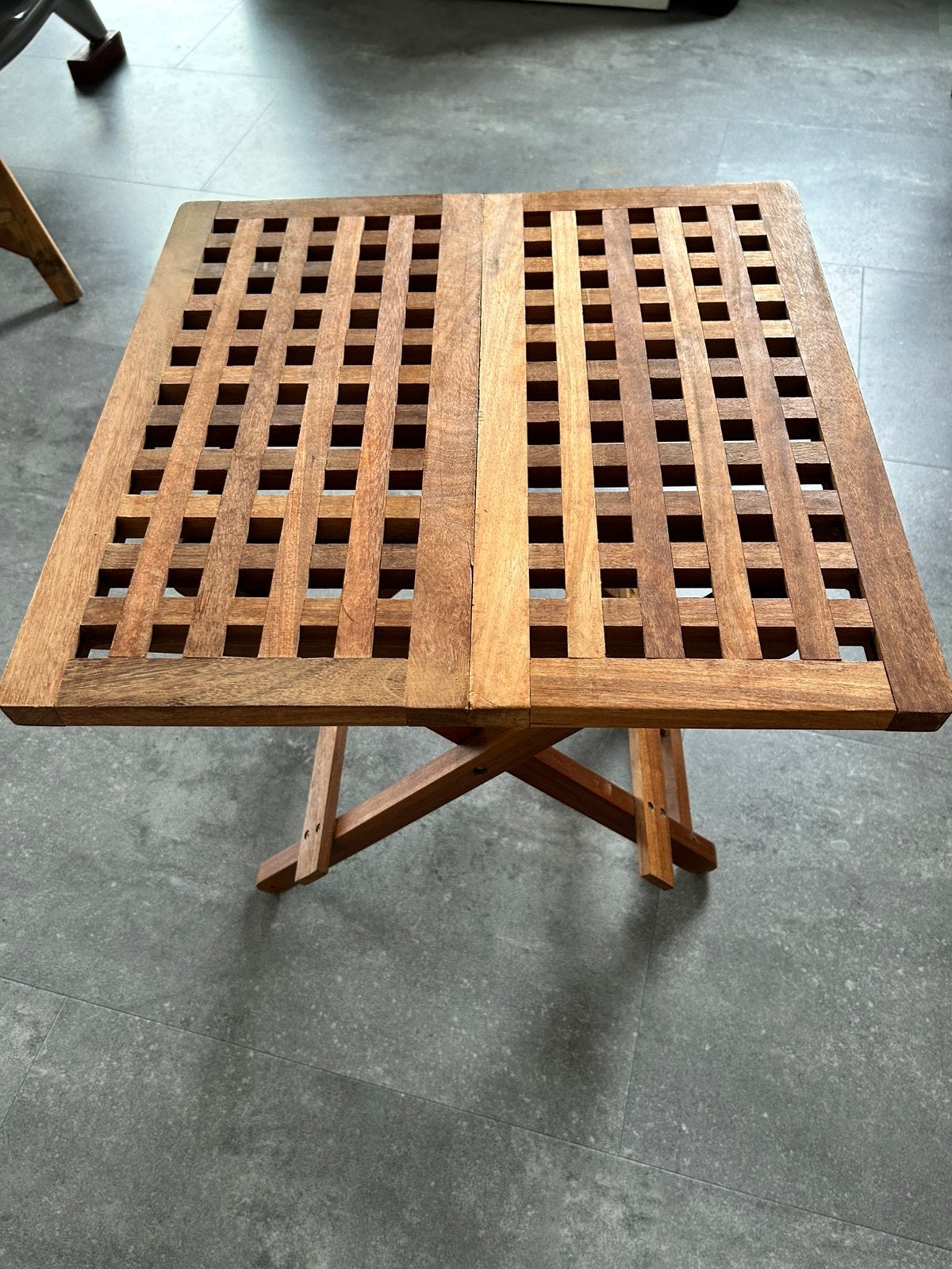 Teak ACR boottafel opklapbaar, Ophalen, Gebruikt, Interieur en Kussens