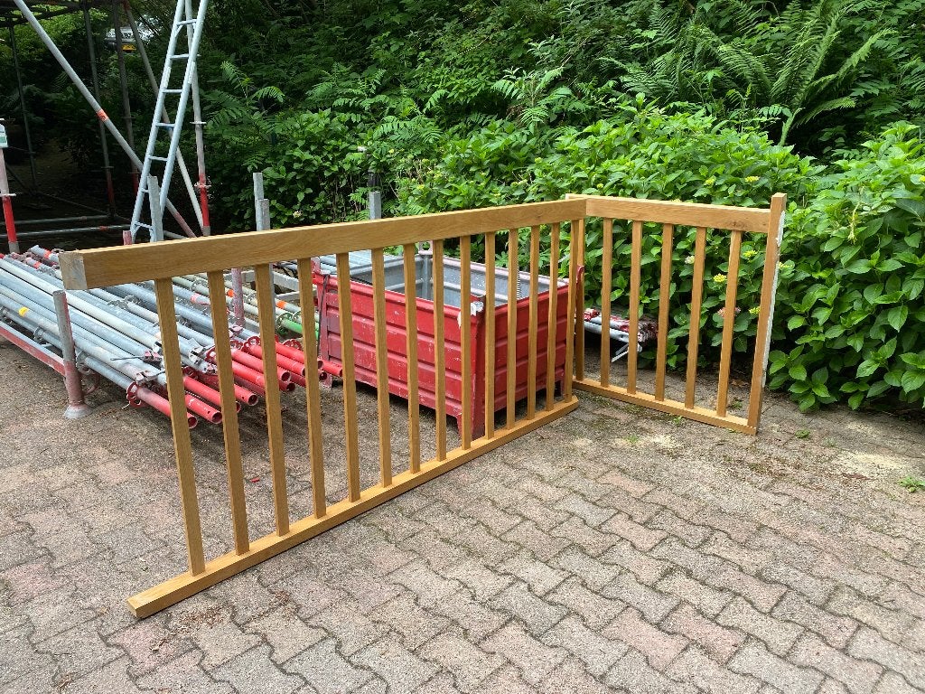 Eiken balustrade, traphek, Ophalen, 25 tot 50 mm, Eiken, Overige typen