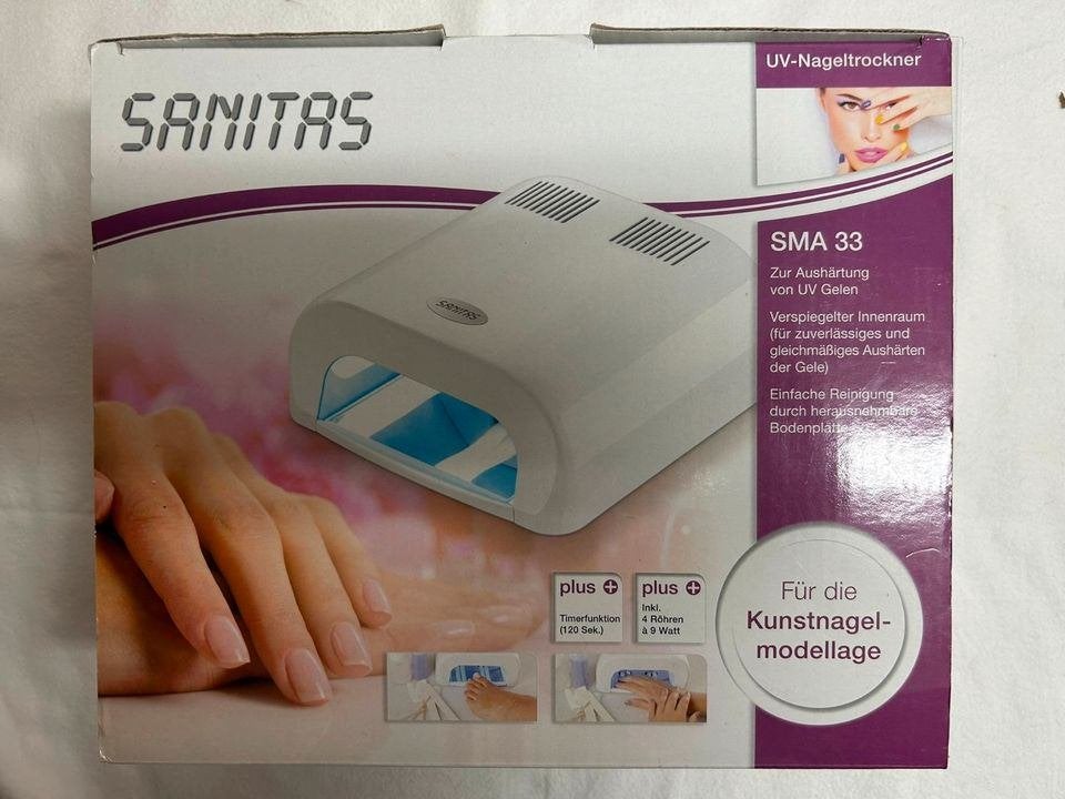 SANITAS UV-nageldroger SMA 33-Nieuw, Ophalen of Verzenden, Nieuw, Hand- en Voetverzorging