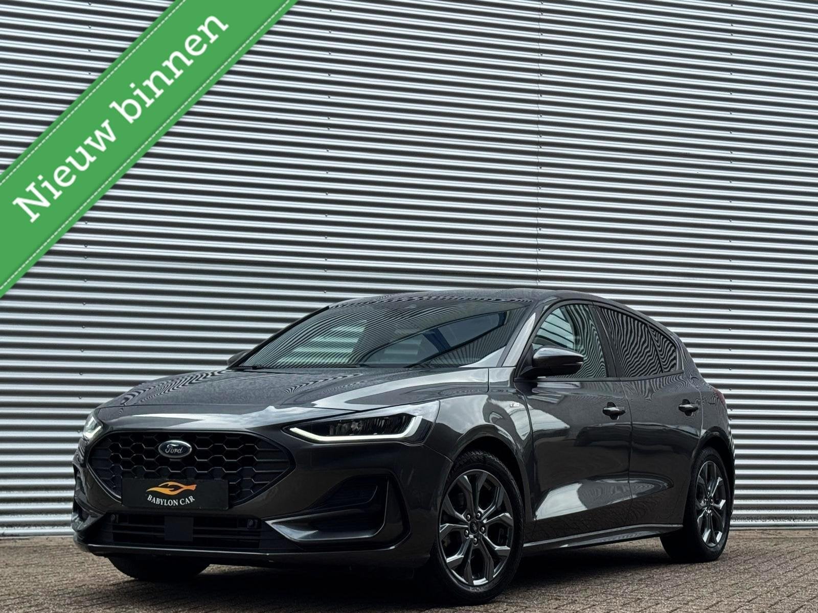 Ford Focus 1.0 EcoBoost Hybrid ST Line/stuurver/stoelver, Auto's, Ford, Gebruikt, Euro 6, Met garantie (alle), 1337 kg