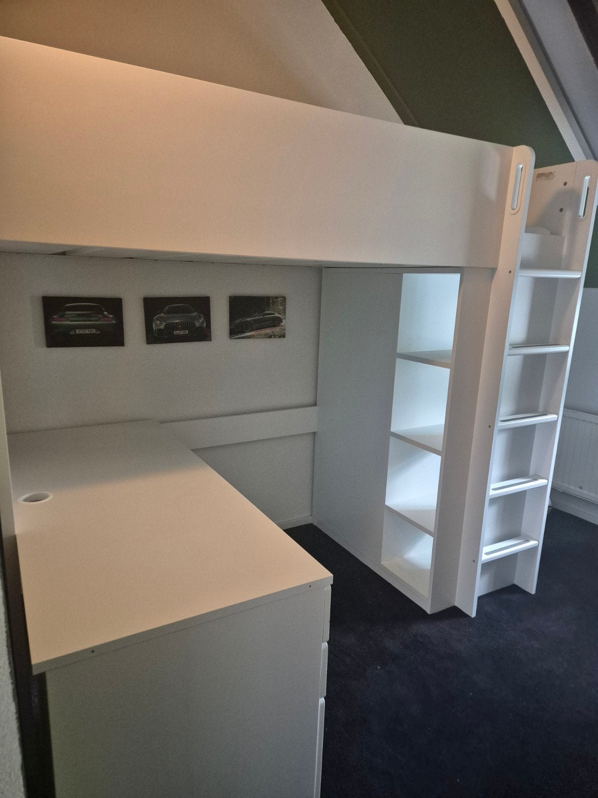 Ikea Småstad Hoogslaper met Bureau, Kast en Opbergruimte, Huis en Inrichting, Ophalen