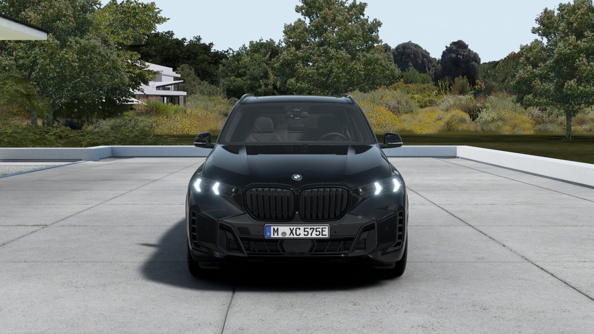 BMW X5 xDrive50e M Sport Automaat / Panoramadak / Trekhaak /, Auto's, Automaat, 2395 kg, Automatische klimaatregeling, Zwart