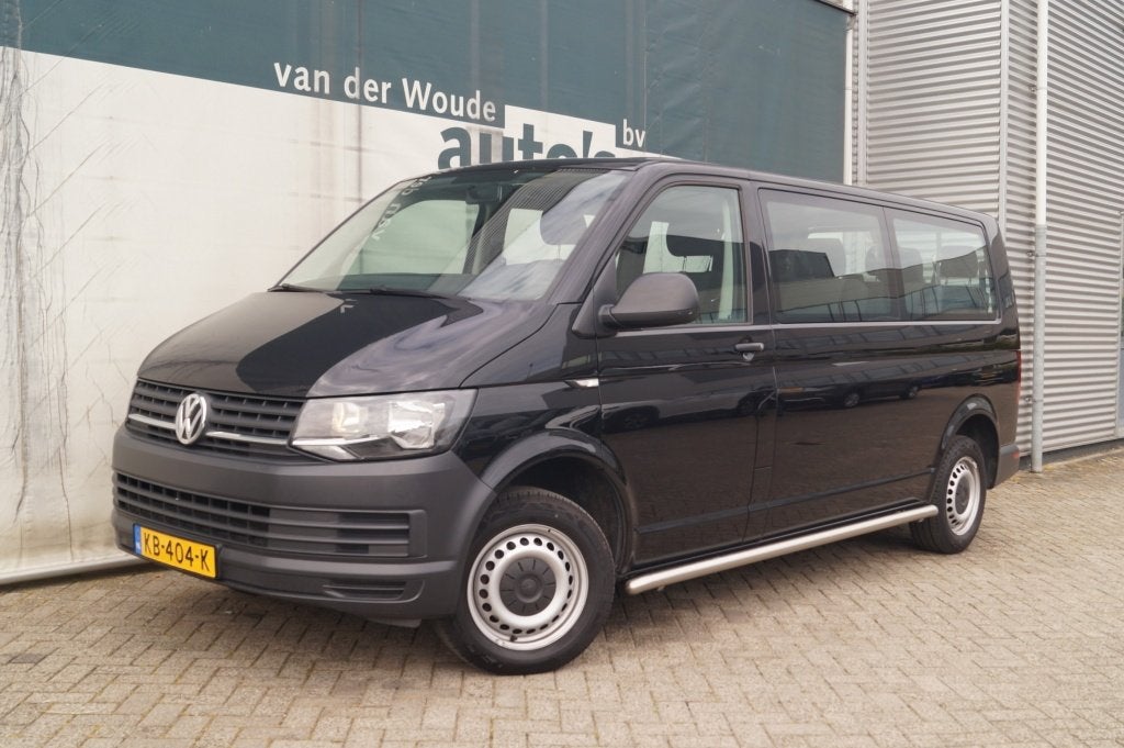 Volkswagen Transporter Kombi 2.0 TDI L2-H1 9-persoons -AIRCO, Auto's, Bestelauto's, Voorwielaandrijving, Stof, Gebruikt, Euro 6