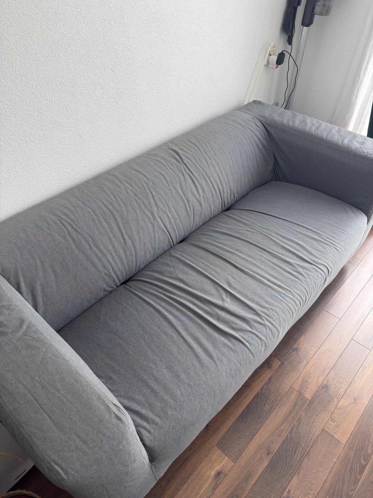 IKEA Klippan bank - 2-zitsbank grijs z.s.m. ophalen, Ophalen, Gebruikt, 150 tot 200 cm, Tweepersoons