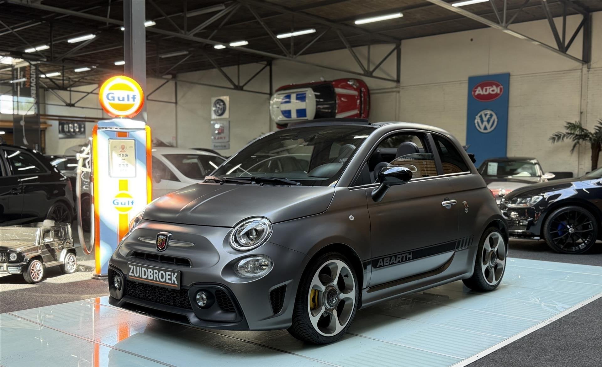 Abarth 595 Turismo 1.4 T-Jet Abarth Turismo 70th Anniversary, Auto's, Abarth, Gebruikt, 4 cilinders, Leder, Bedrijf