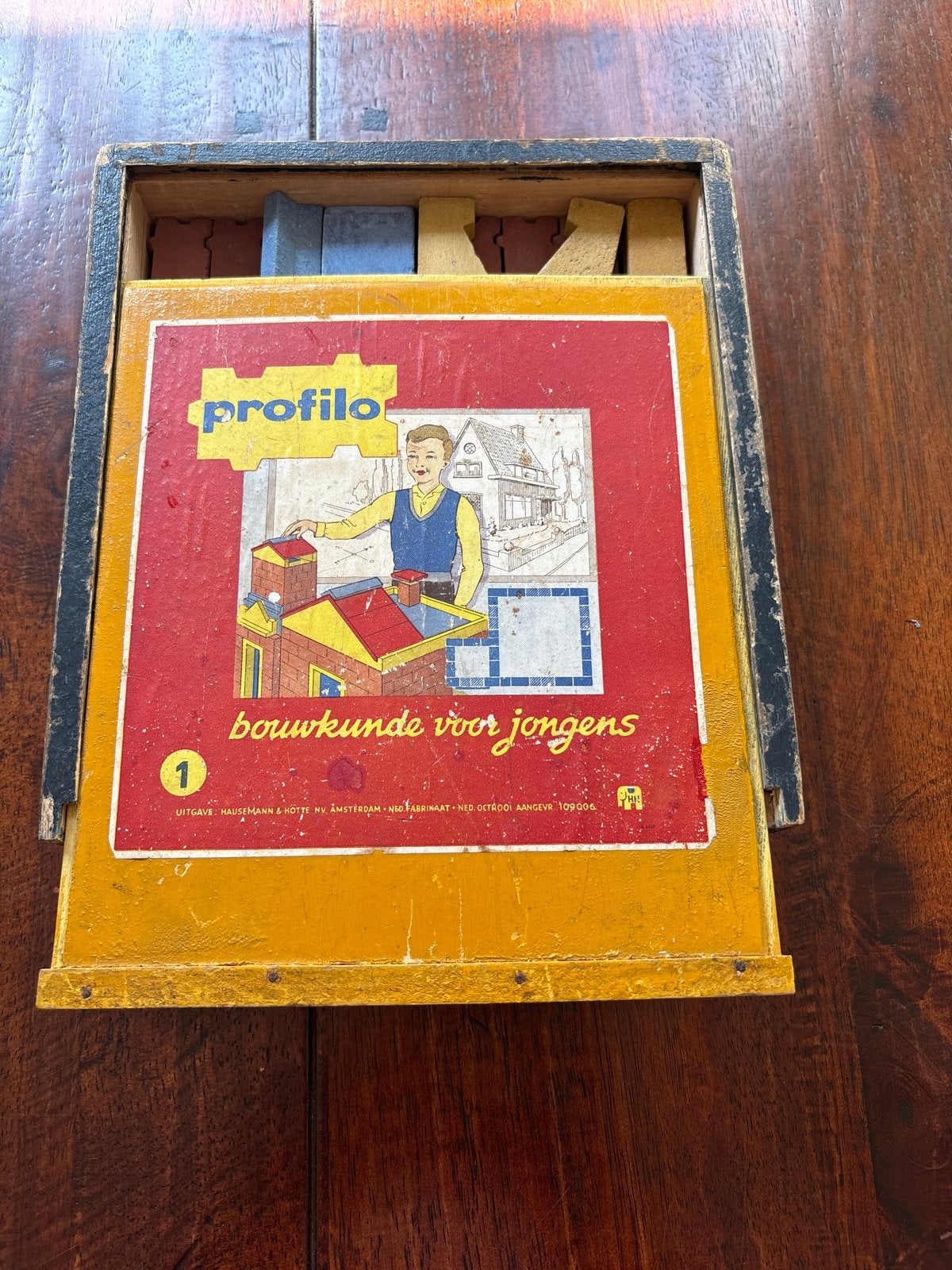 Vintage Profilo Bouwkunde voor Jongens Bouwblokken, Ophalen of Verzenden