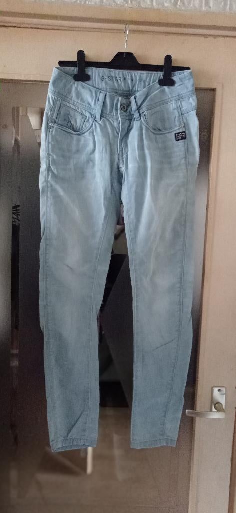 G star raw 5204 jeans lichtblauw. Maat 26/xs, G-Star Raw, Blauw, W32 (confectie 46) of kleiner, Ophalen of Verzenden