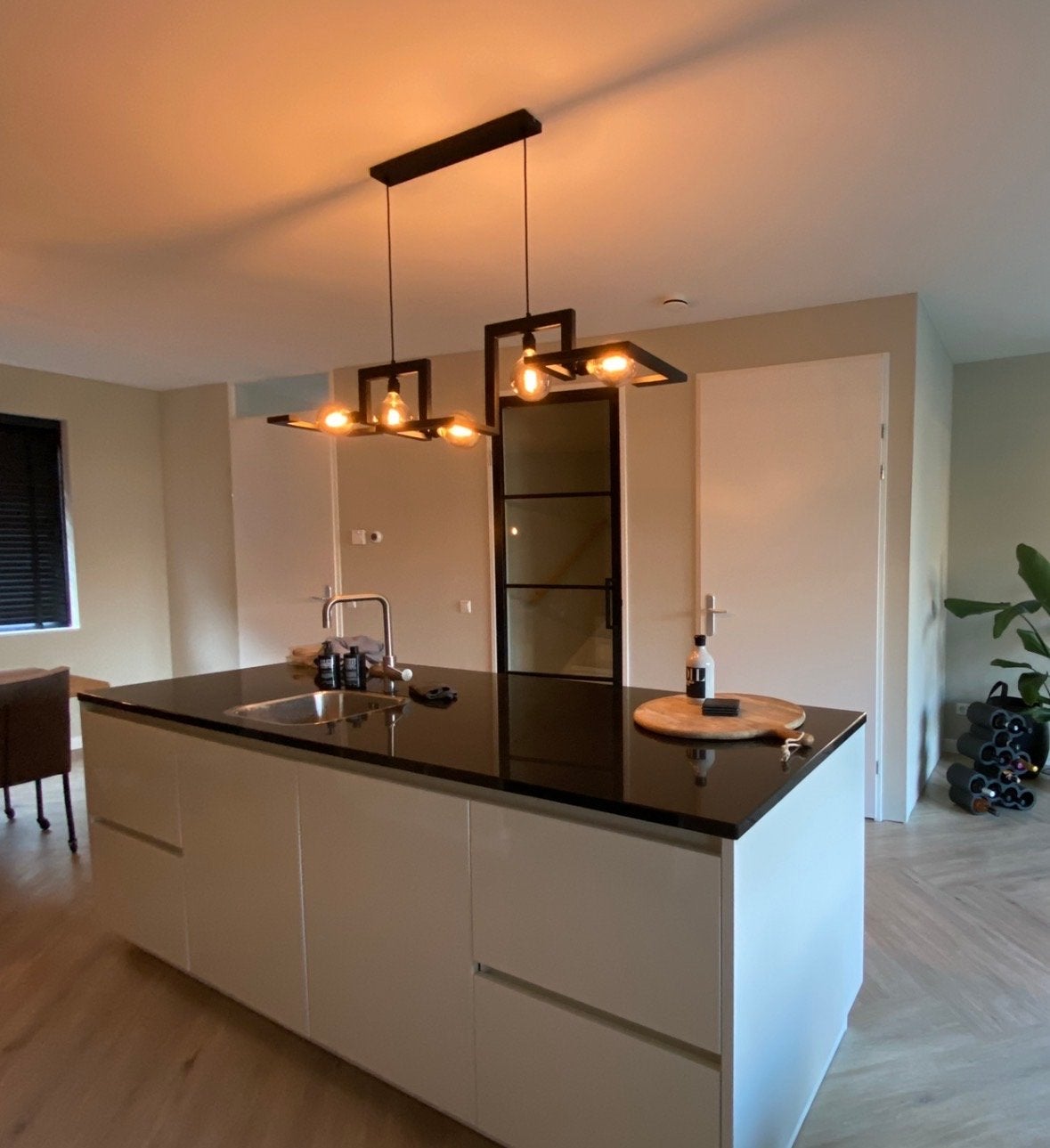 ZTAHL Tortona lamp - zwart, Ophalen, Zo goed als nieuw, Metaal, 75 cm of meer