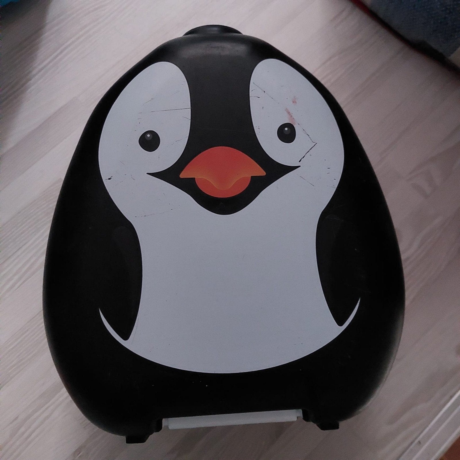 Pinguïn reis potje, Ophalen, Gebruikt