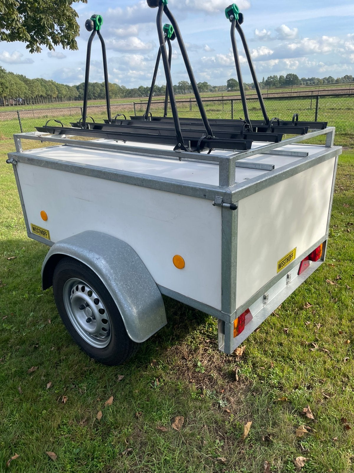 Bagagewagen met deksel 150x 103 x 50 cm, Ophalen, Zo goed als nieuw
