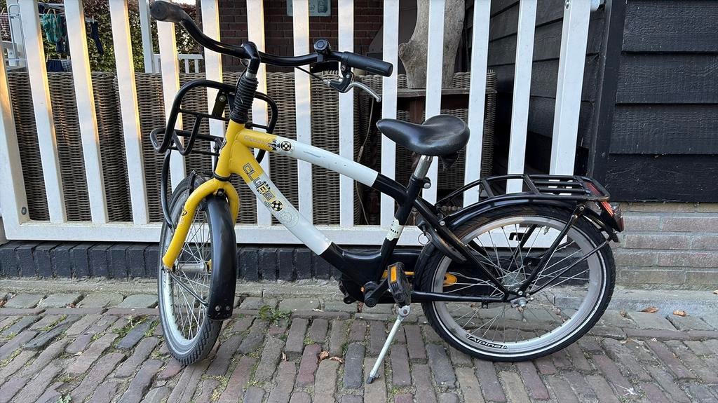 Superleuk jongensfietsje van Alphina met voordrager, Fietsen en Brommers, Fietsen | Kinderfietsjes, Ophalen, Gebruikt, Terugtraprem