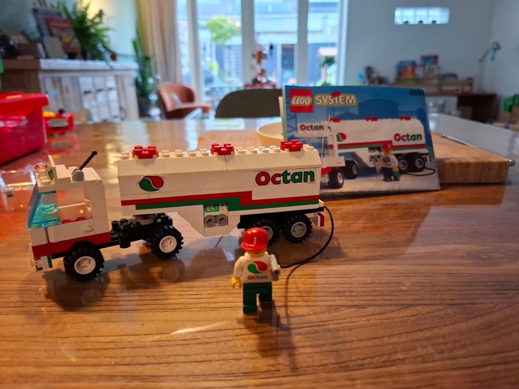 Lego System Octan Tankwagen 6594 met instructies, Compleet, Lego, Ophalen of Verzenden, Complete set
