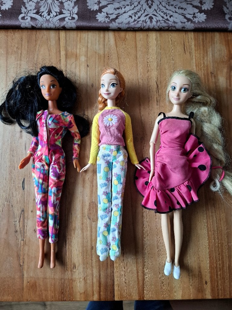 Barbiepoppen disney, Ophalen of Verzenden, Gebruikt, Barbie