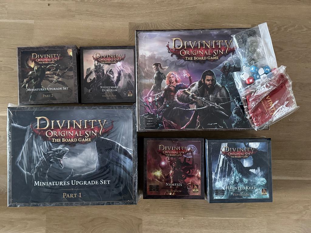 Divinity Original Sin The Board Game, Expanded Edition, Een of twee spelers, Ophalen, Nieuw, Larian Studios