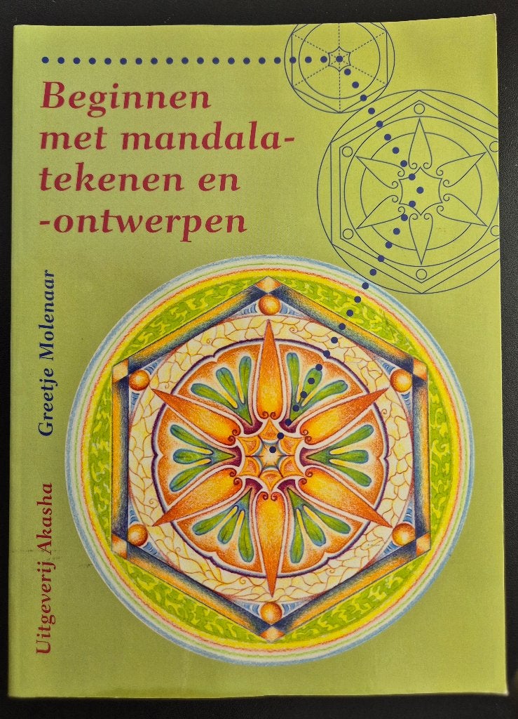 Beginnen met mandala-tekenen/-ontwerpen - Greetje Molenaar, Verzenden, Zo goed als nieuw, Tekenen en Schilderen, Greetje Molenaar