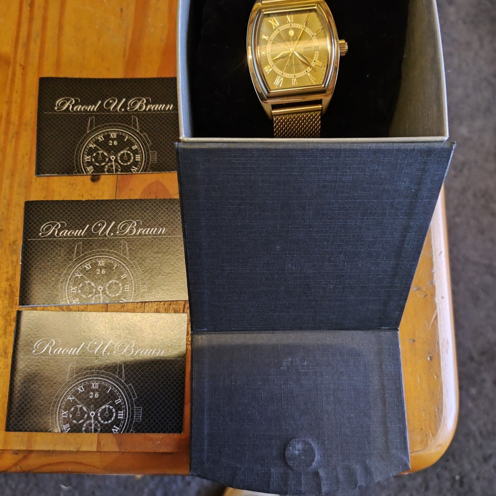 Raoul U. Braun Automatisch Horloge - Goudkleurig, Overige merken, Staal, Staal, Polshorloge
